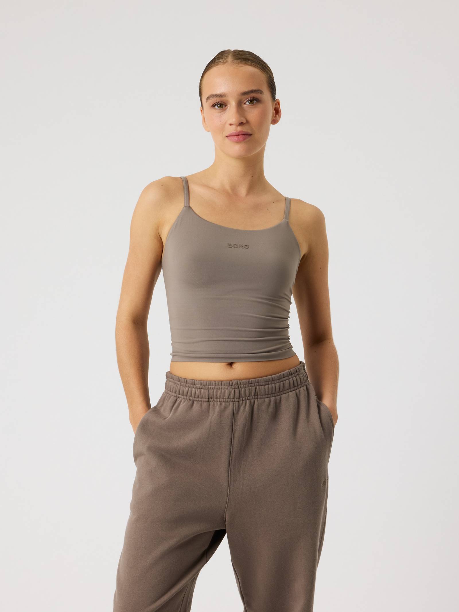 Björn Borg - Studio Soft Cropped Tank Top Falcon Women - Image 1