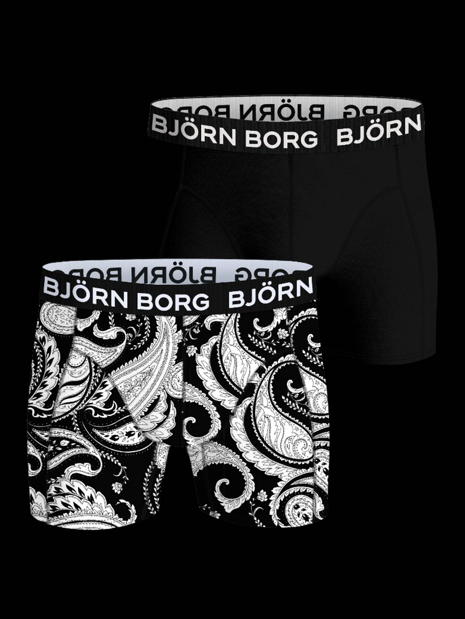 Björn Borg - Bamboo Cotton Blend Boxers 2-pack Multi Herr - Image 1
