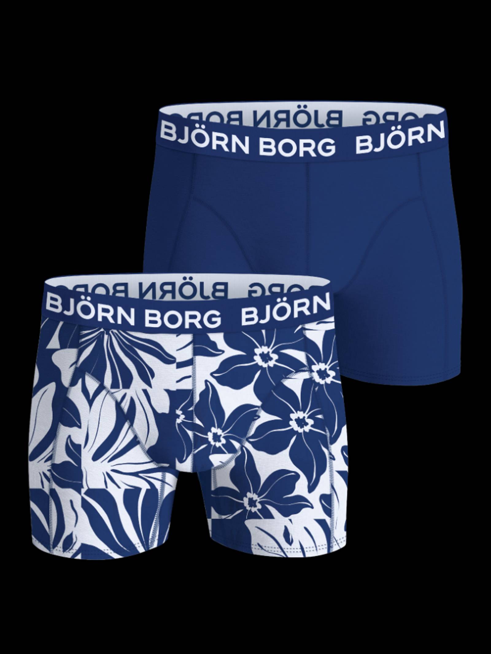 Björn Borg - Bamboo Cotton Blend Boxers 2-pack Multi Herr - Image 1
