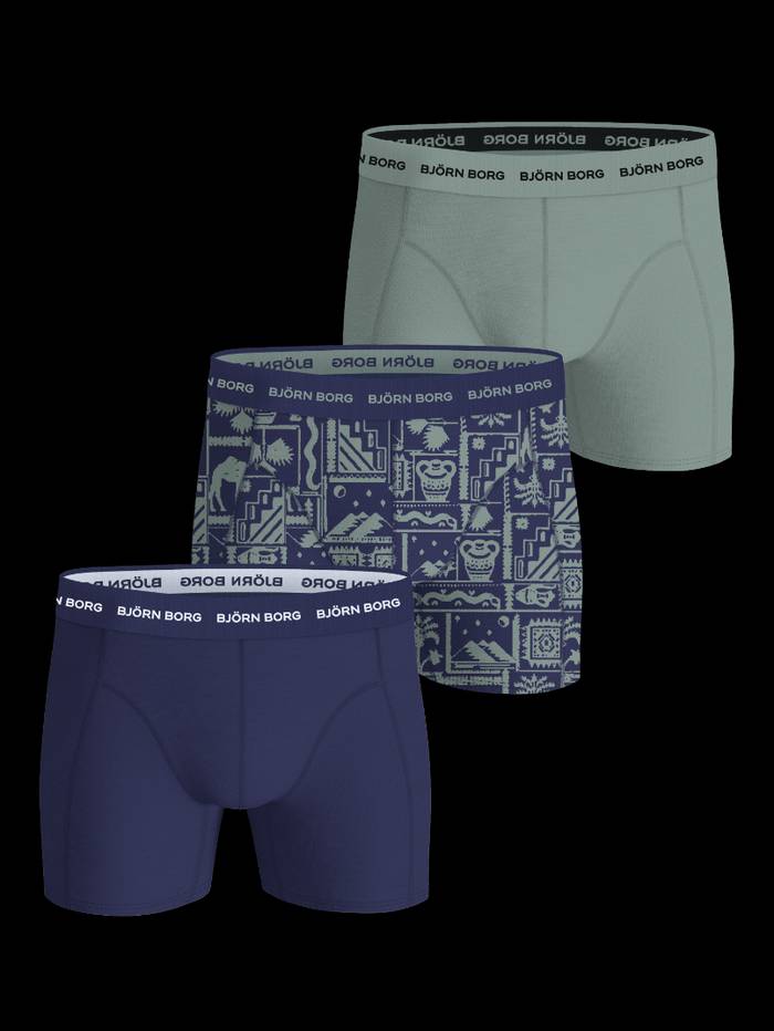 Björn Borg - Cotton Stretch Boxers 3-pack Multi