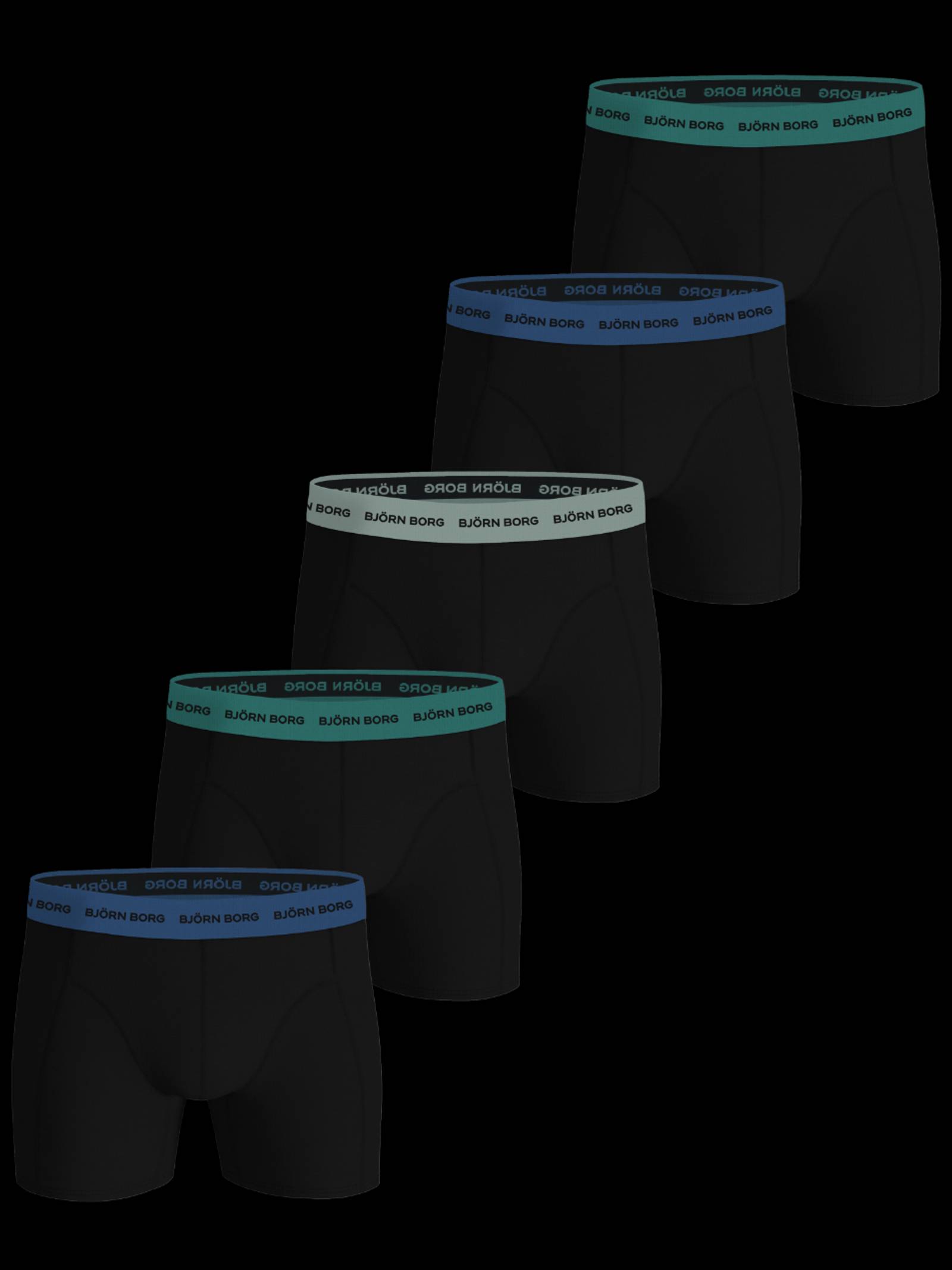 Björn Borg - Cotton Stretch Boxers 5-pack Multi Men - Image 1
