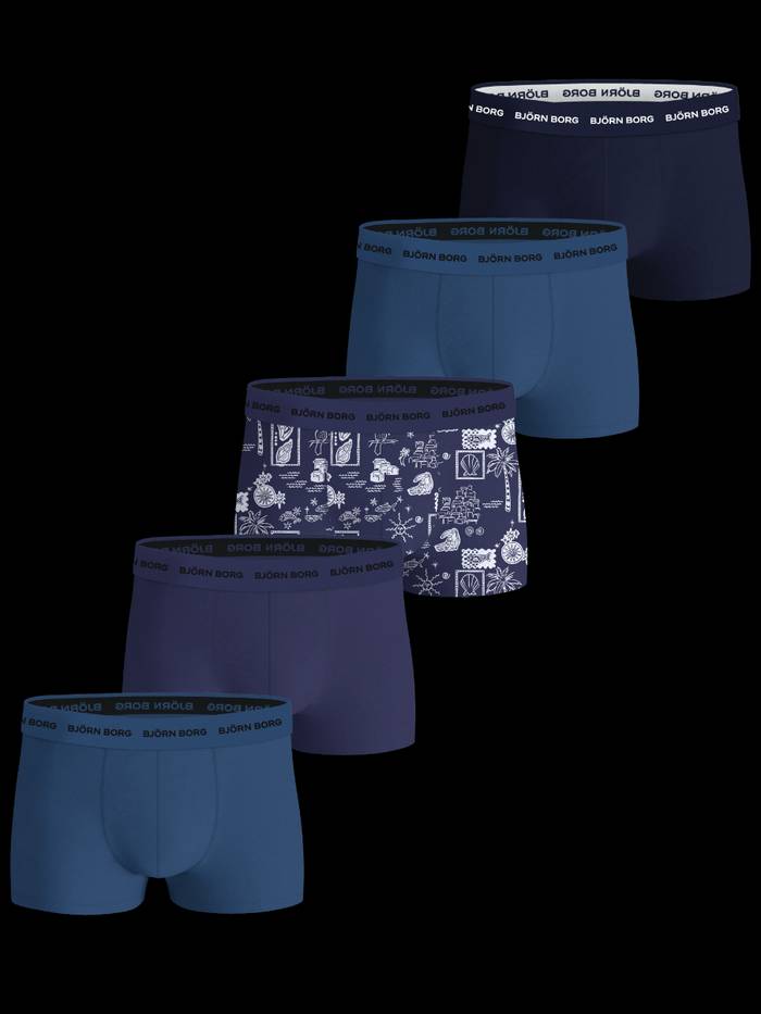 Björn Borg - Cotton Stretch Trunks 5-pack Multi