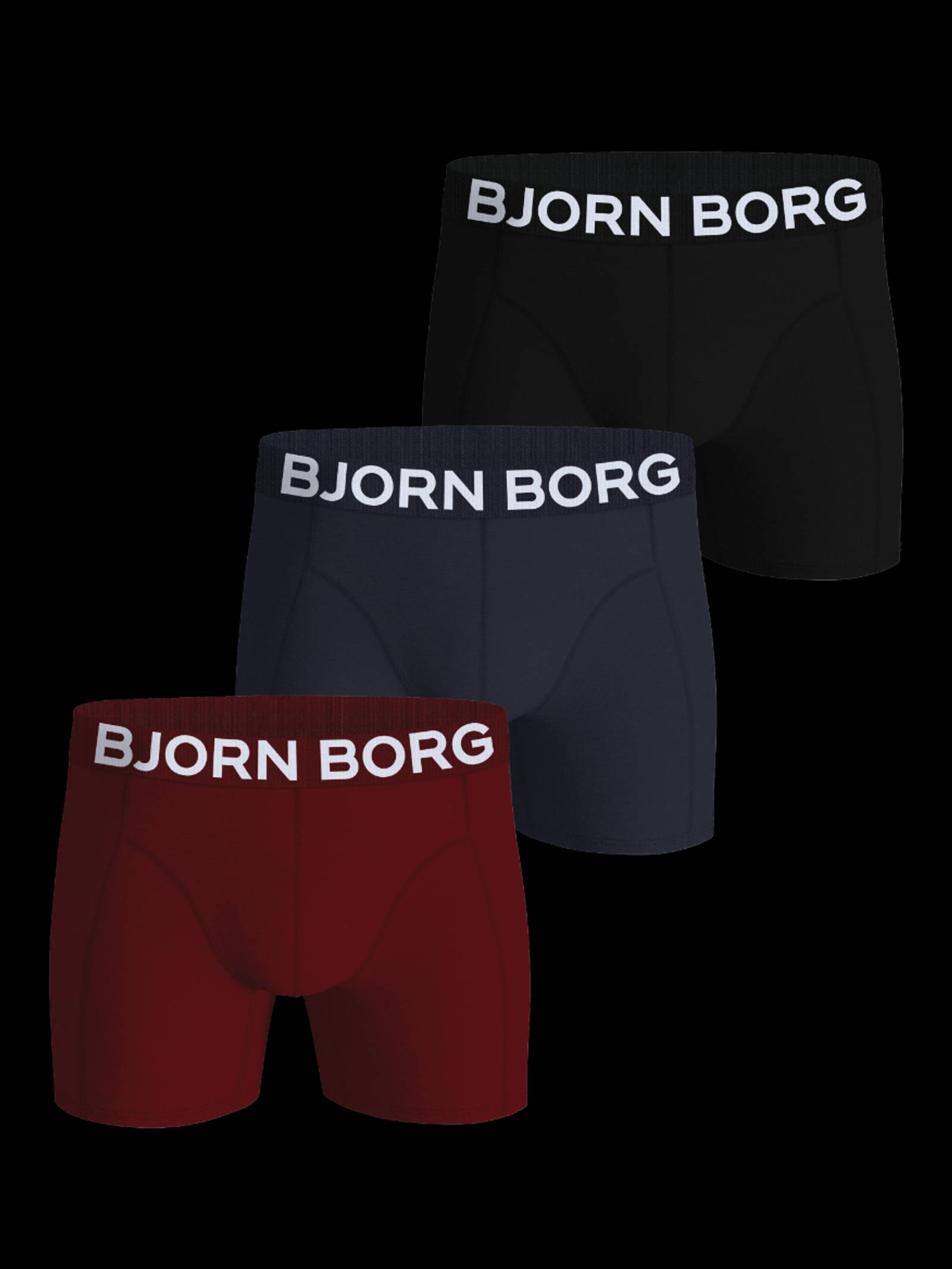 Björn Borg - Organic Cotton Stretch Boxers 3-pack Multi Men - Image 1