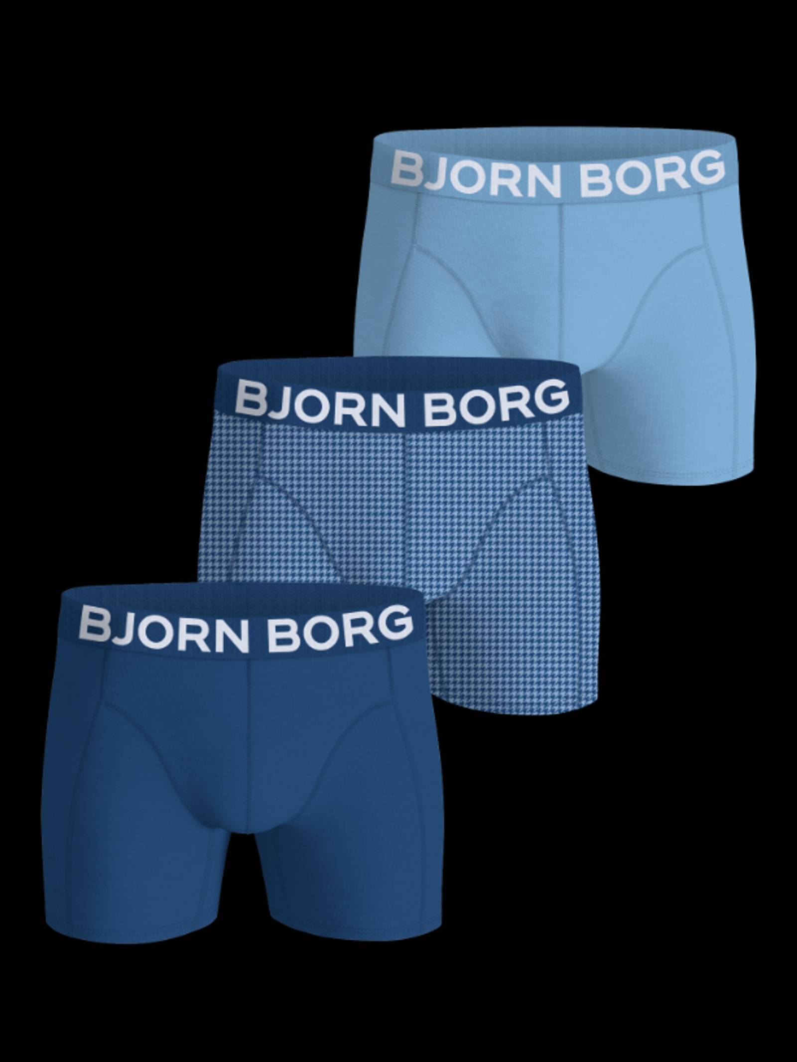 Björn Borg - Organic Cotton Stretch Boxers 3-pack Multi Men - Image 1