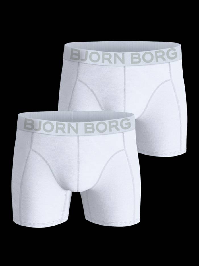 Björn Borg - Organic Cotton Stretch Boxers 2-pack White