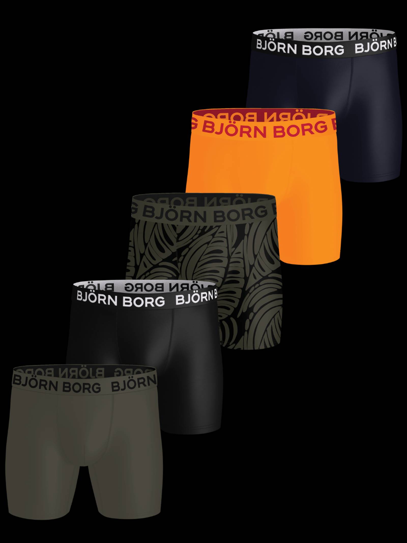 Björn Borg - Sports Microfiber Boxers 5-pack Multi Men - Image 1