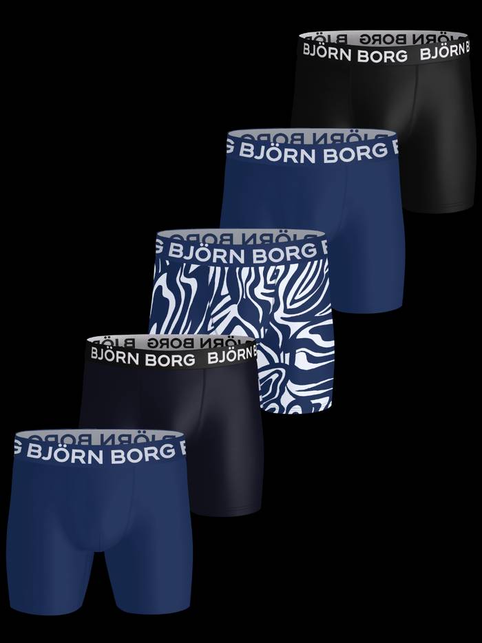Björn Borg - Sports Microfiber Boxers 5-pack Multi