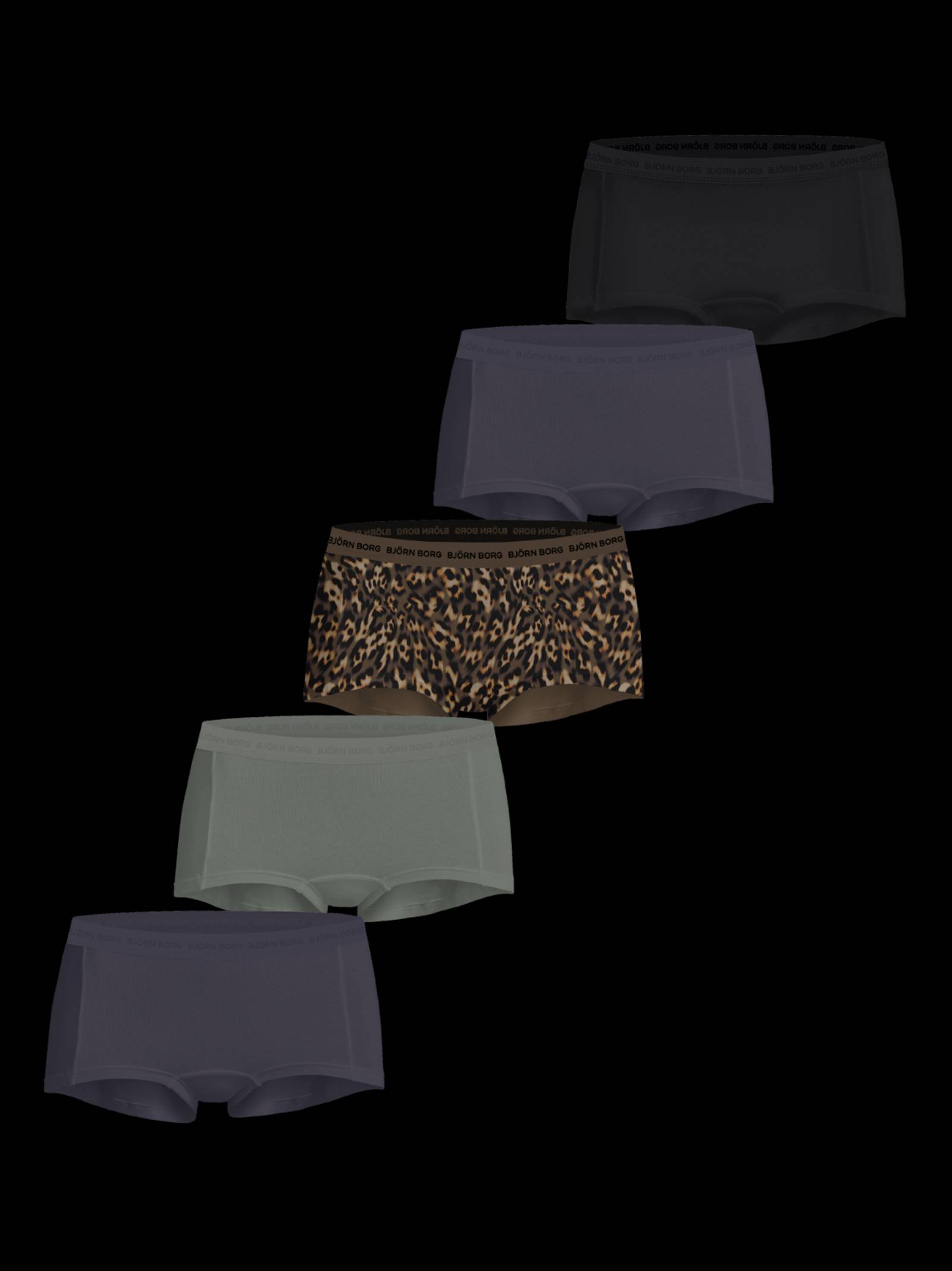 Björn Borg - Everyday Cotton Boxer Shorts 5-pack Mehrfarbig Women - Image 1