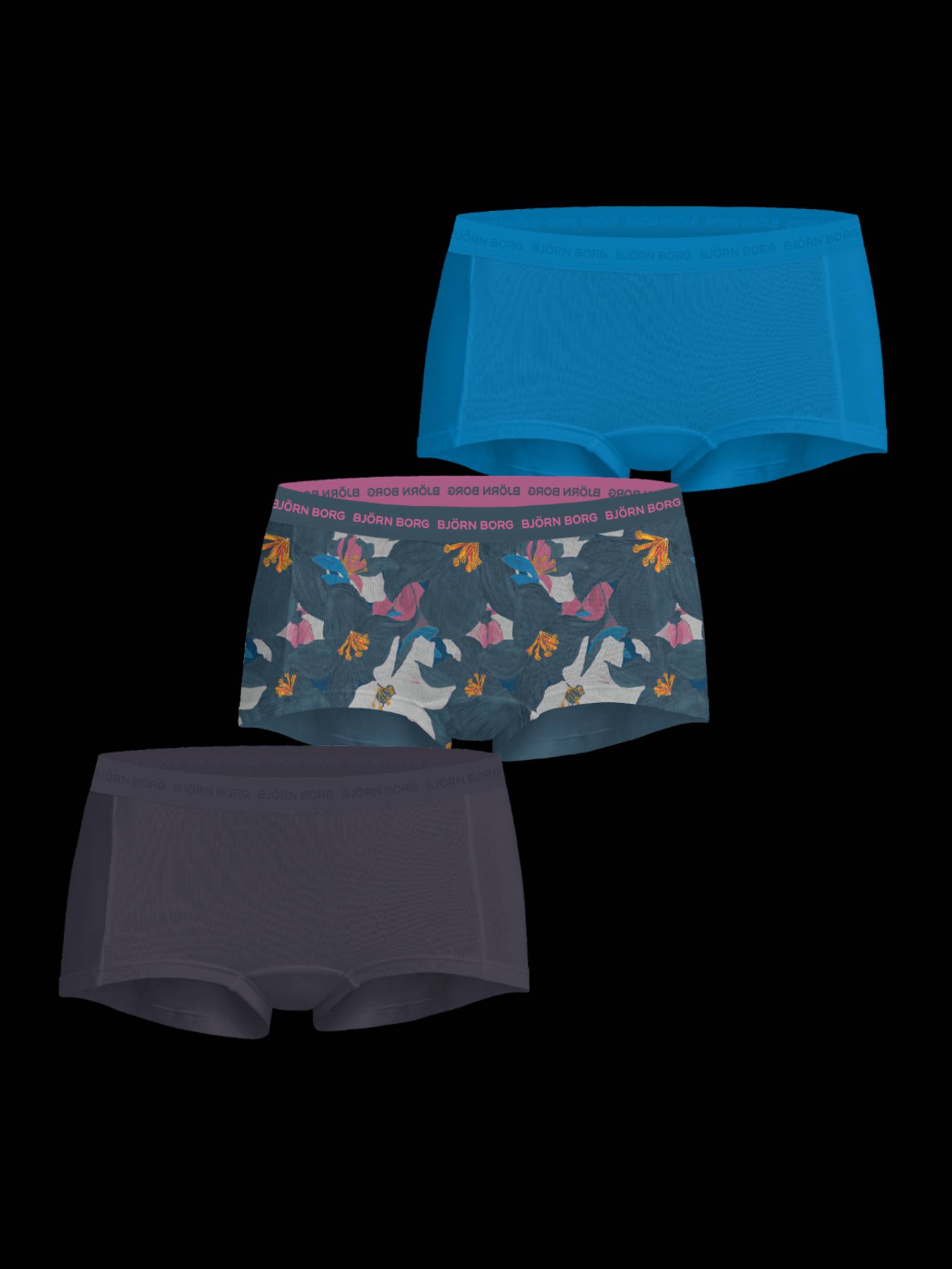 Björn Borg - Everyday Cotton Boxer Shorts 3-pack Mehrfarbig Women - Image 1