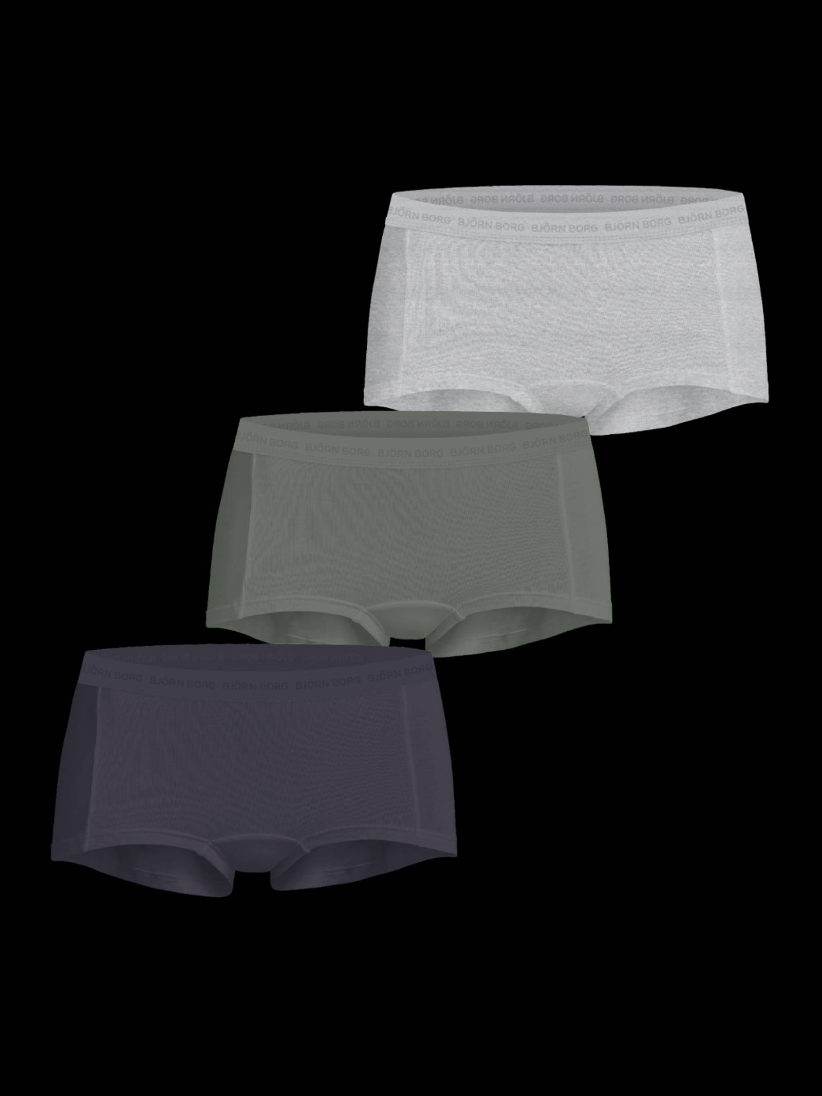Björn Borg - Everyday Cotton Boxer Shorts 3-pack Mehrfarbig Women - Image 1