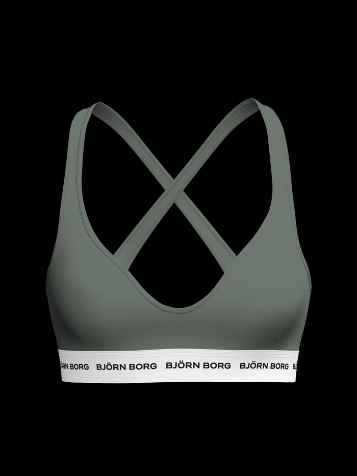 Björn Borg - Logo Bralette Agave Green