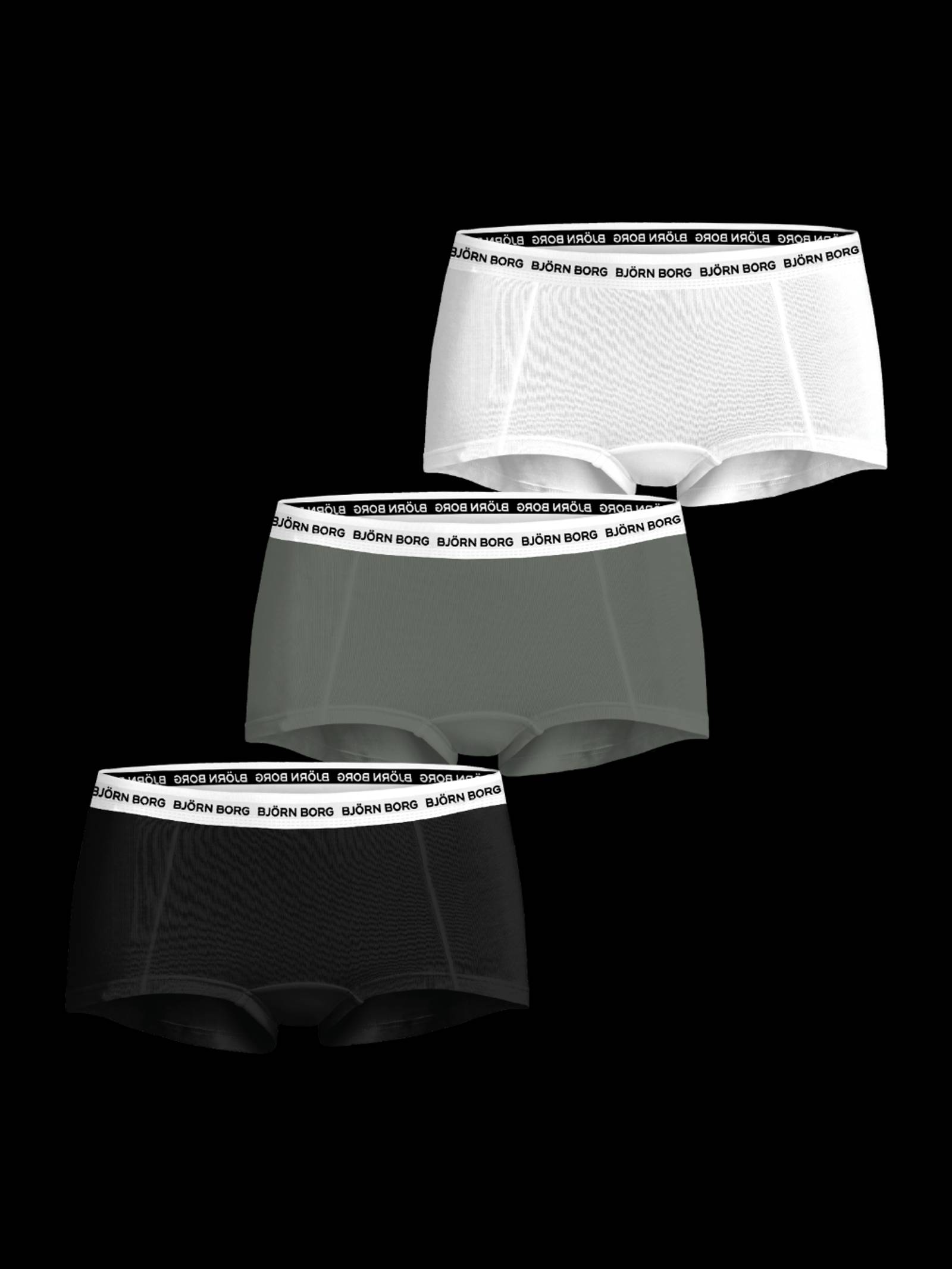 Björn Borg - Logo Boxer Shorts 3-pack Mehrfarbig Women - Image 1