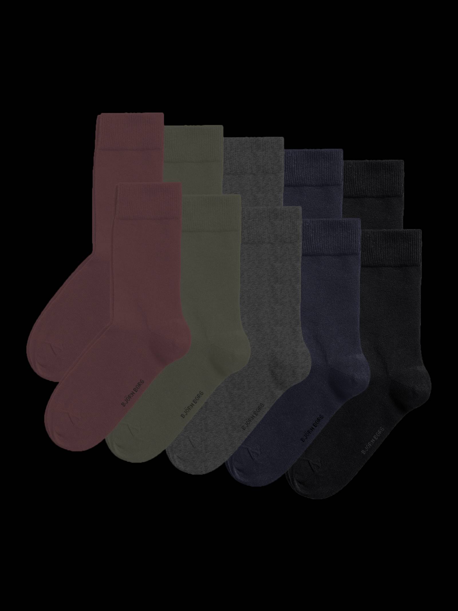 Björn Borg - Essential Socks 10-pack Multi Dam - Image 1