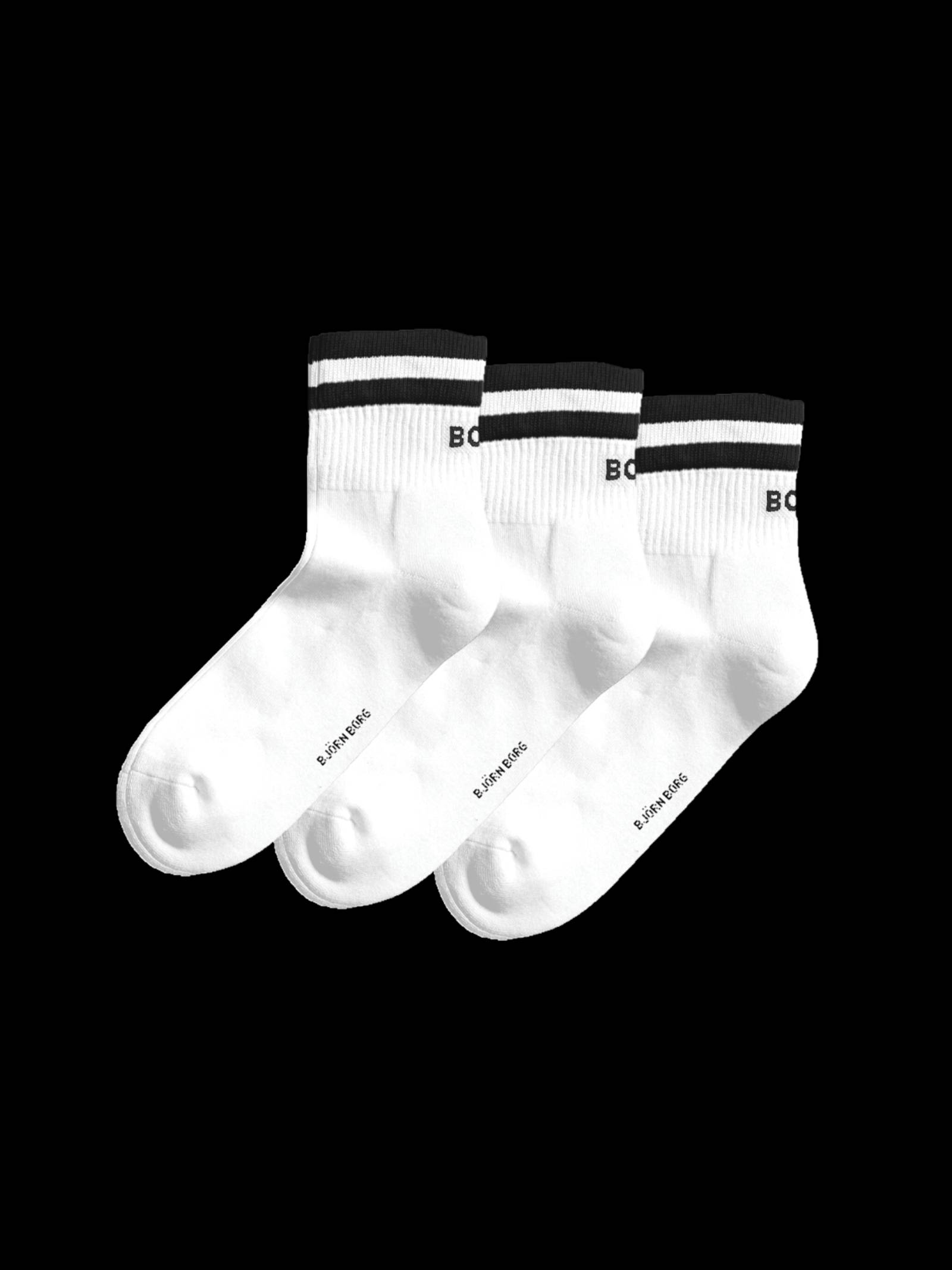 Björn Borg - Classic Mid Ankle Socks 3-pack Multi Women - Image 1