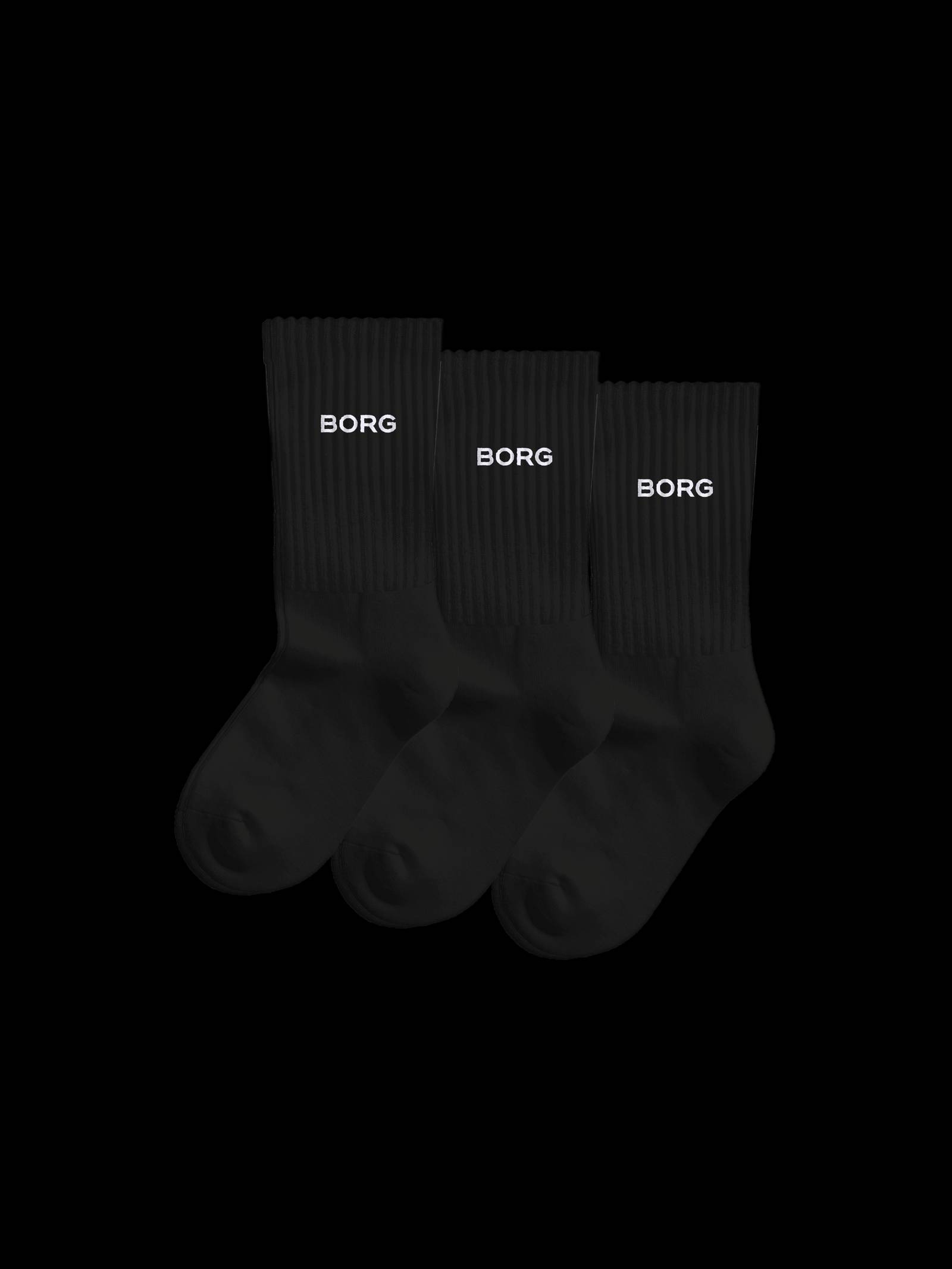 Björn Borg - Essential Crew Socks 3-pack Multi Kids - Image 1