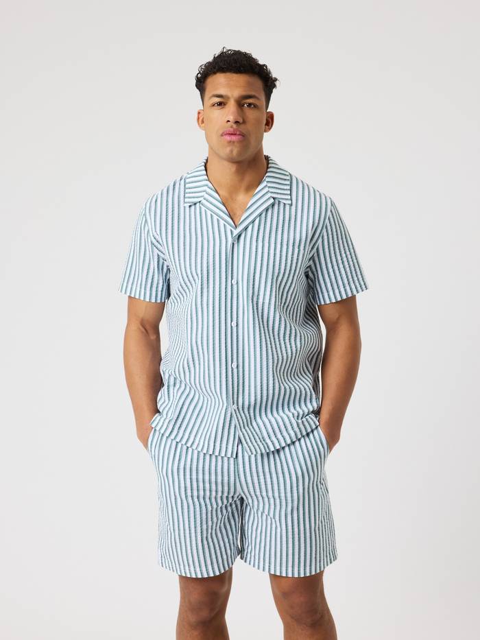 Björn Borg - Borg Seersucker Resort Shirt 7 Stripe 1