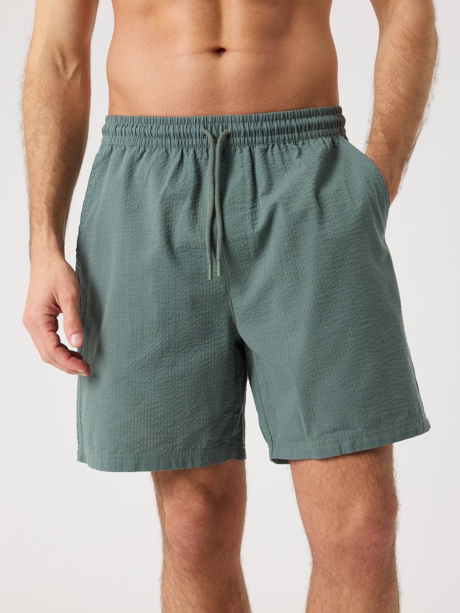 Björn Borg - Borg Seersucker Resort Shorts Balsam Green Men - Image 1