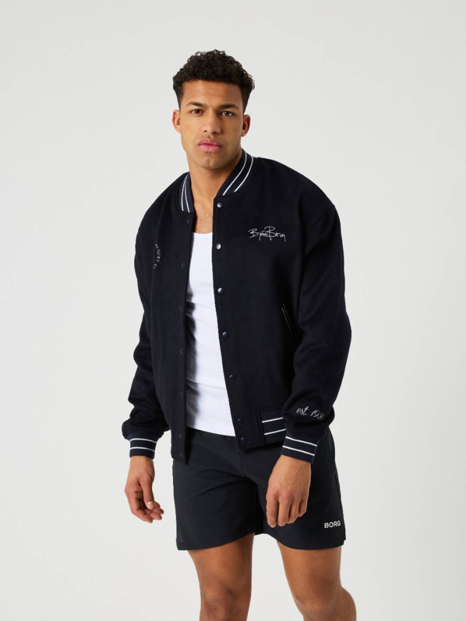 Björn Borg - Borg Varsity Jacket Night Sky Dames - Image 1