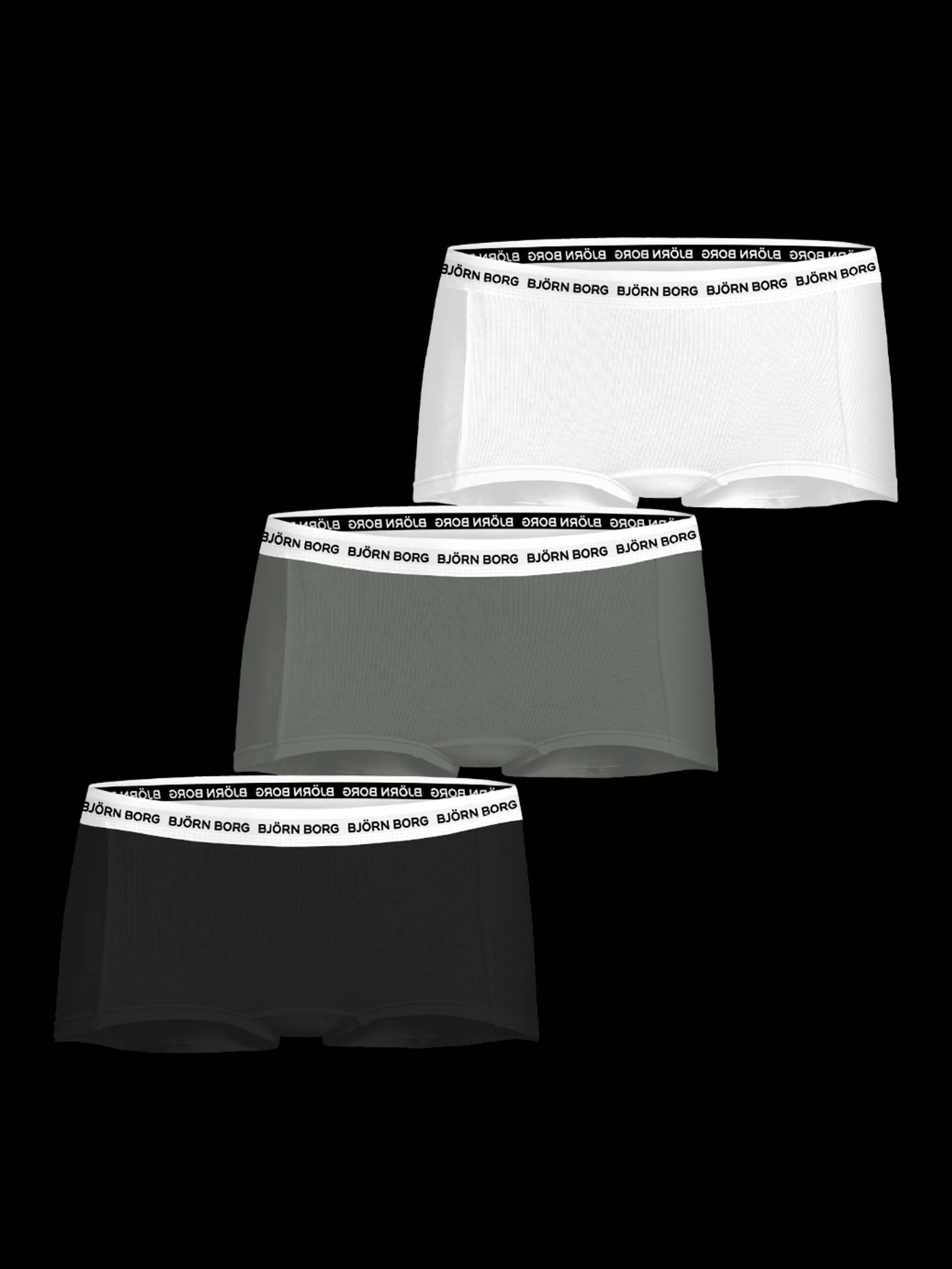 Björn Borg - Cotton Stretch Logo Boxer Shorts 3-pack Multi Kids - Image 1