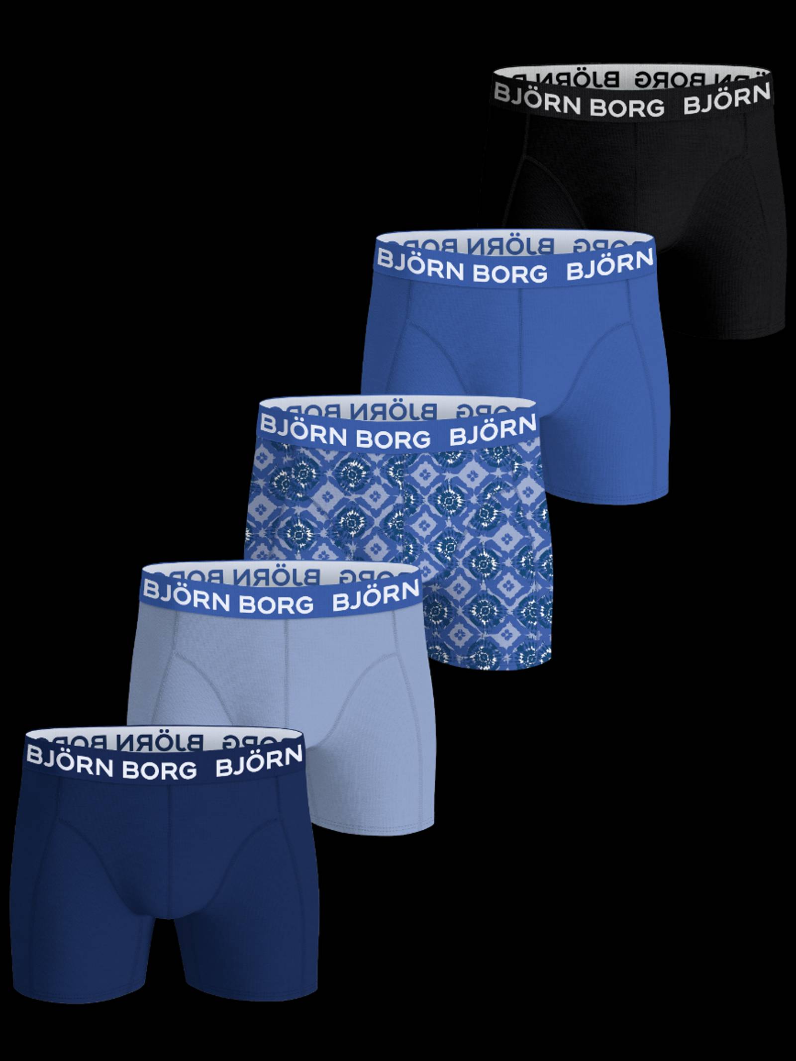 Björn Borg - Cotton Stretch Boxers 5-pack Multicolore Men - Image 1