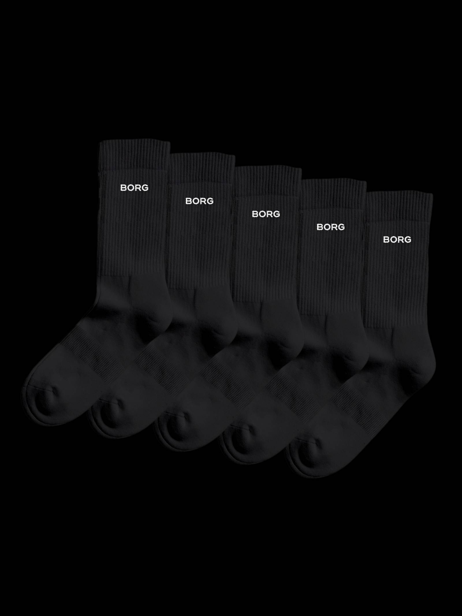 Björn Borg - Essential Crew Socks 5-pack Multi Women - Image 1
