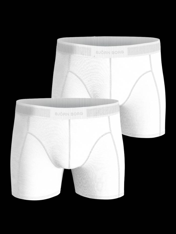 Björn Borg - Organic Cotton Stretch Boxers 2-pack White