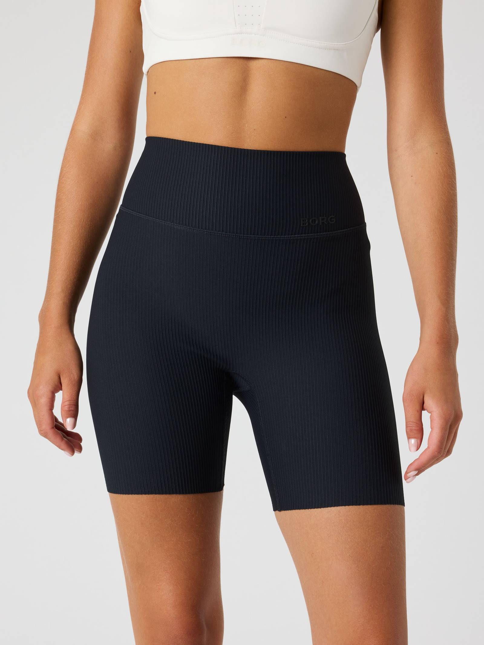 Björn Borg - Studio Ribbed Shorts Black Beauty Women - Image 1