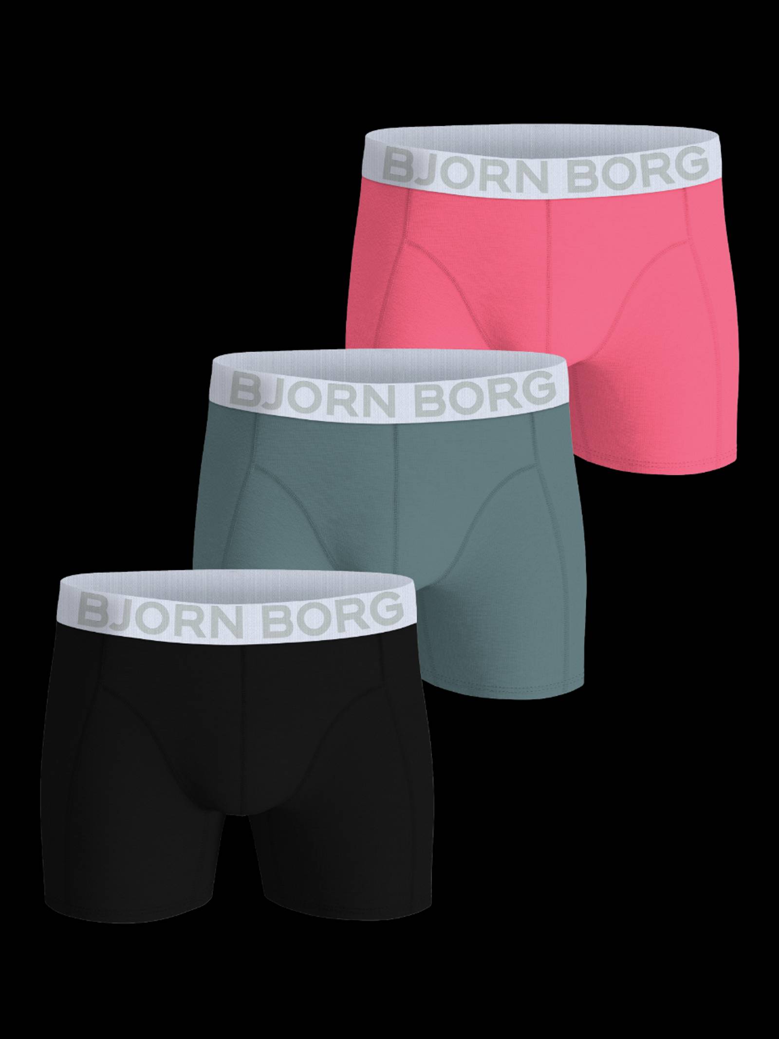 Björn Borg - Organic Cotton Stretch Boxers 3-pack Mehrfarbig Men - Image 1
