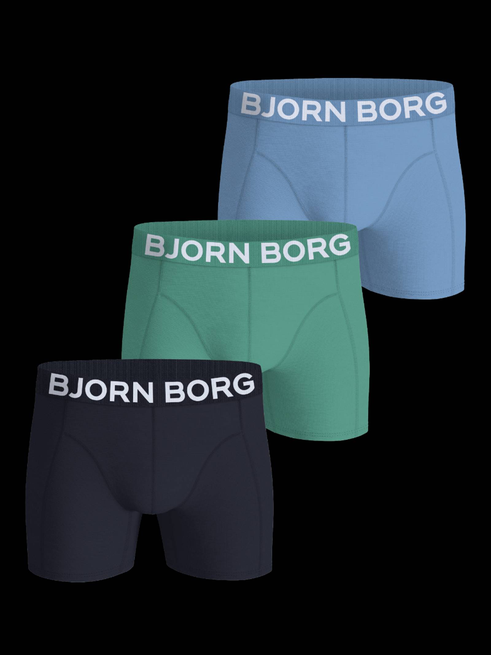 Björn Borg - Organic Cotton Stretch Boxers 3-pack Mehrfarbig Men - Image 1