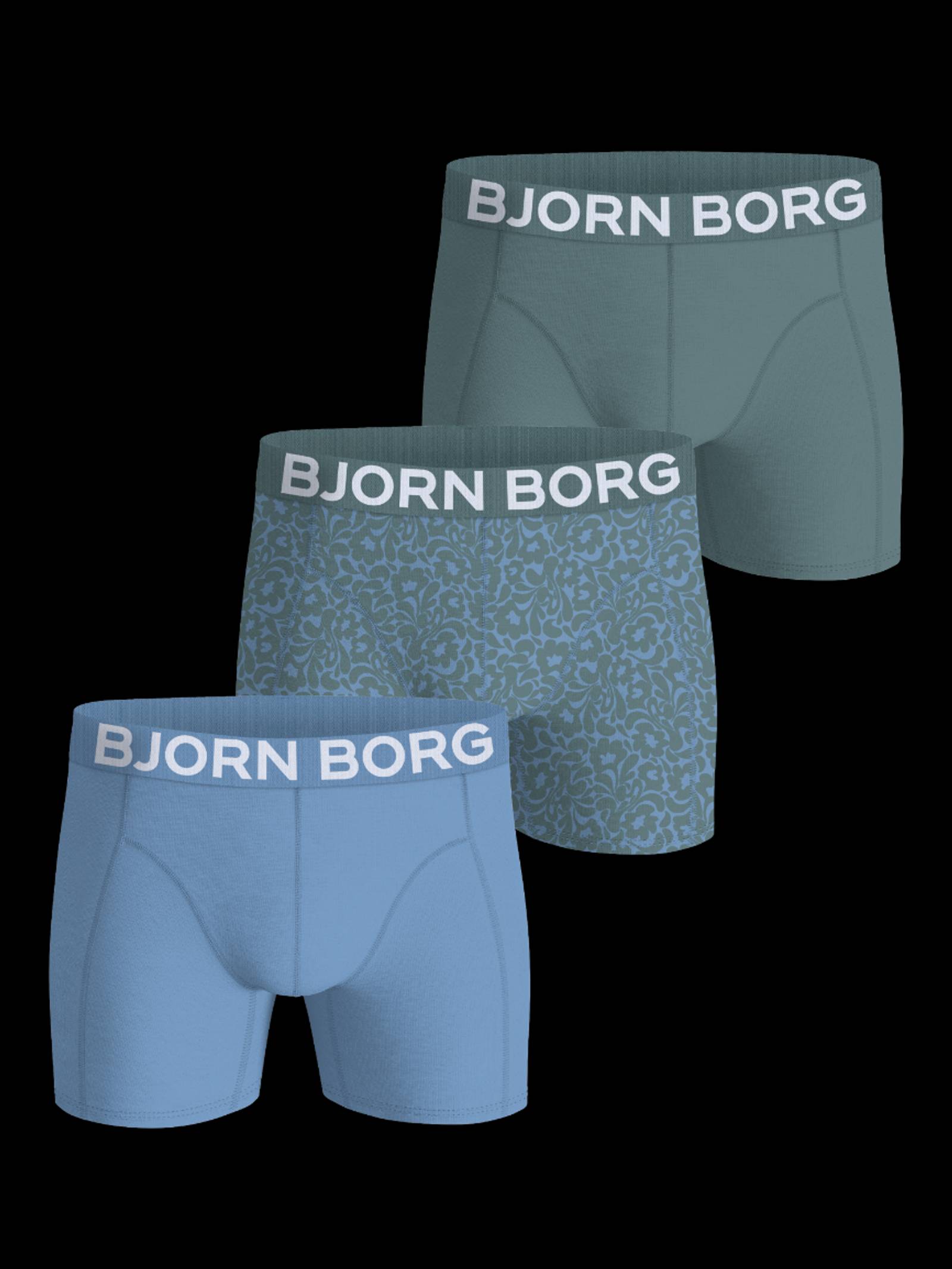 Björn Borg - Organic Cotton Stretch Boxers 3-pack Multi Men - Image 1