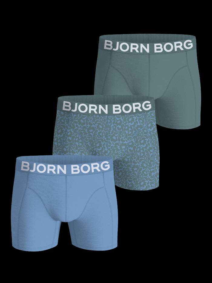 Björn Borg - Organic Cotton Stretch Boxers 3-pack Multicolore