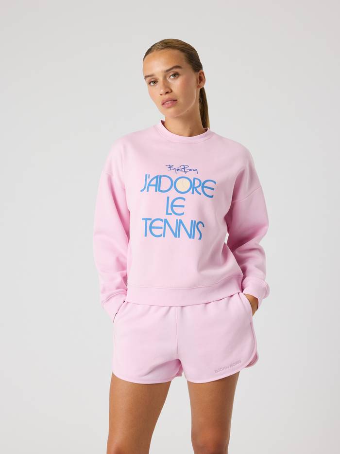 Björn Borg - Borg Boyfriend Sweatshirt Pink Lady
