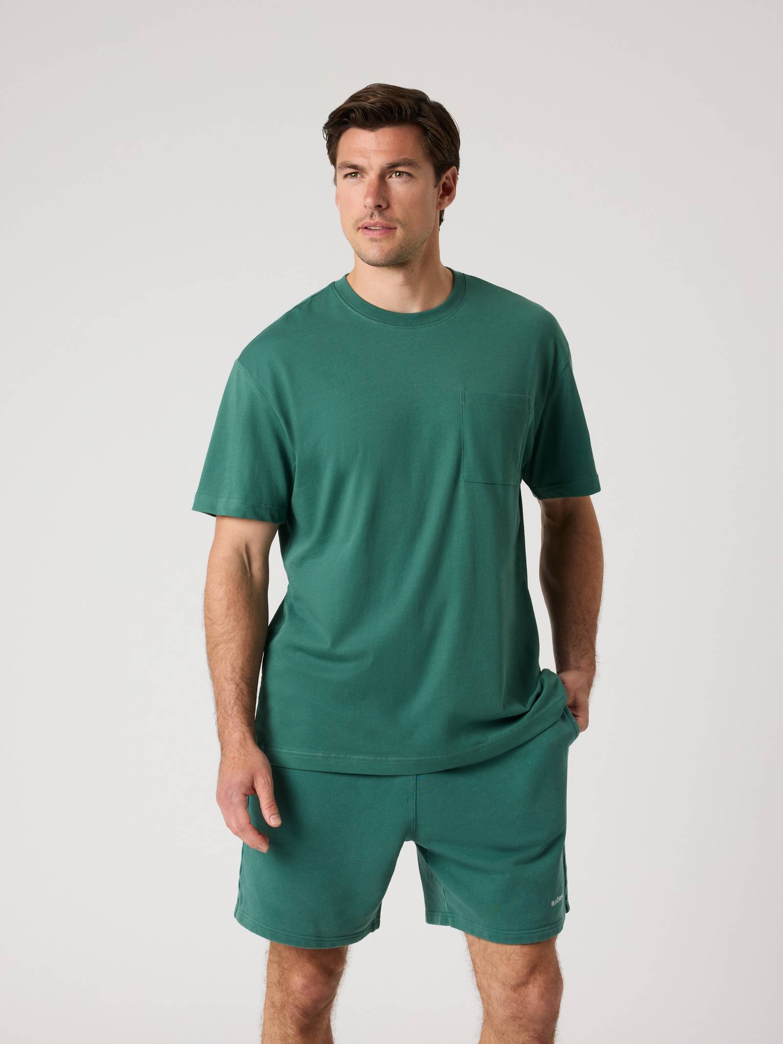 Björn Borg - Borg Relaxed T-Shirt Mallard Green Men - Image 1