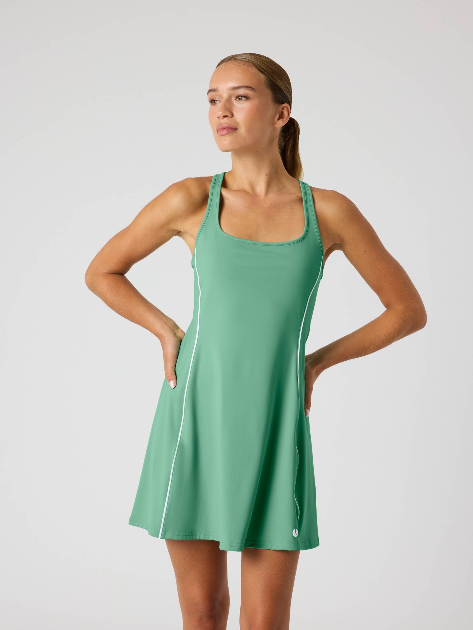 Björn Borg - Ace Scooped Racerback Dress Malachite Green Women - Image 1