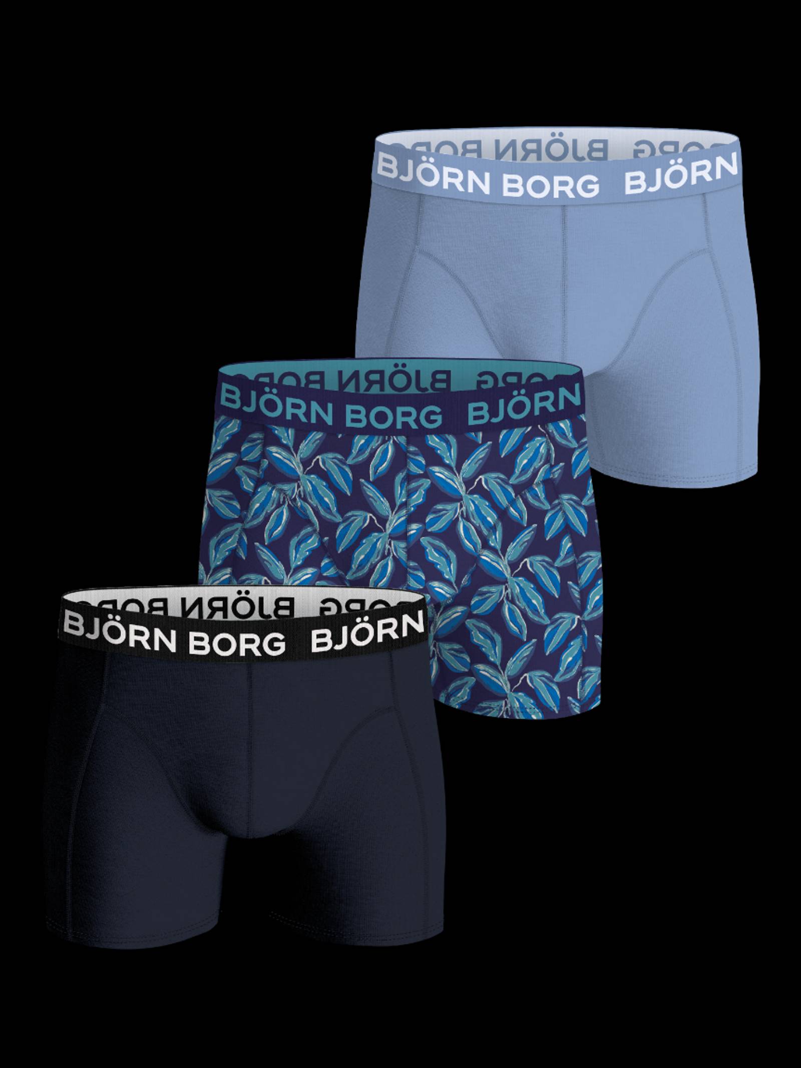 Björn Borg - Bamboo Cotton Blend Boxers 3-pack Multi Men - Image 1
