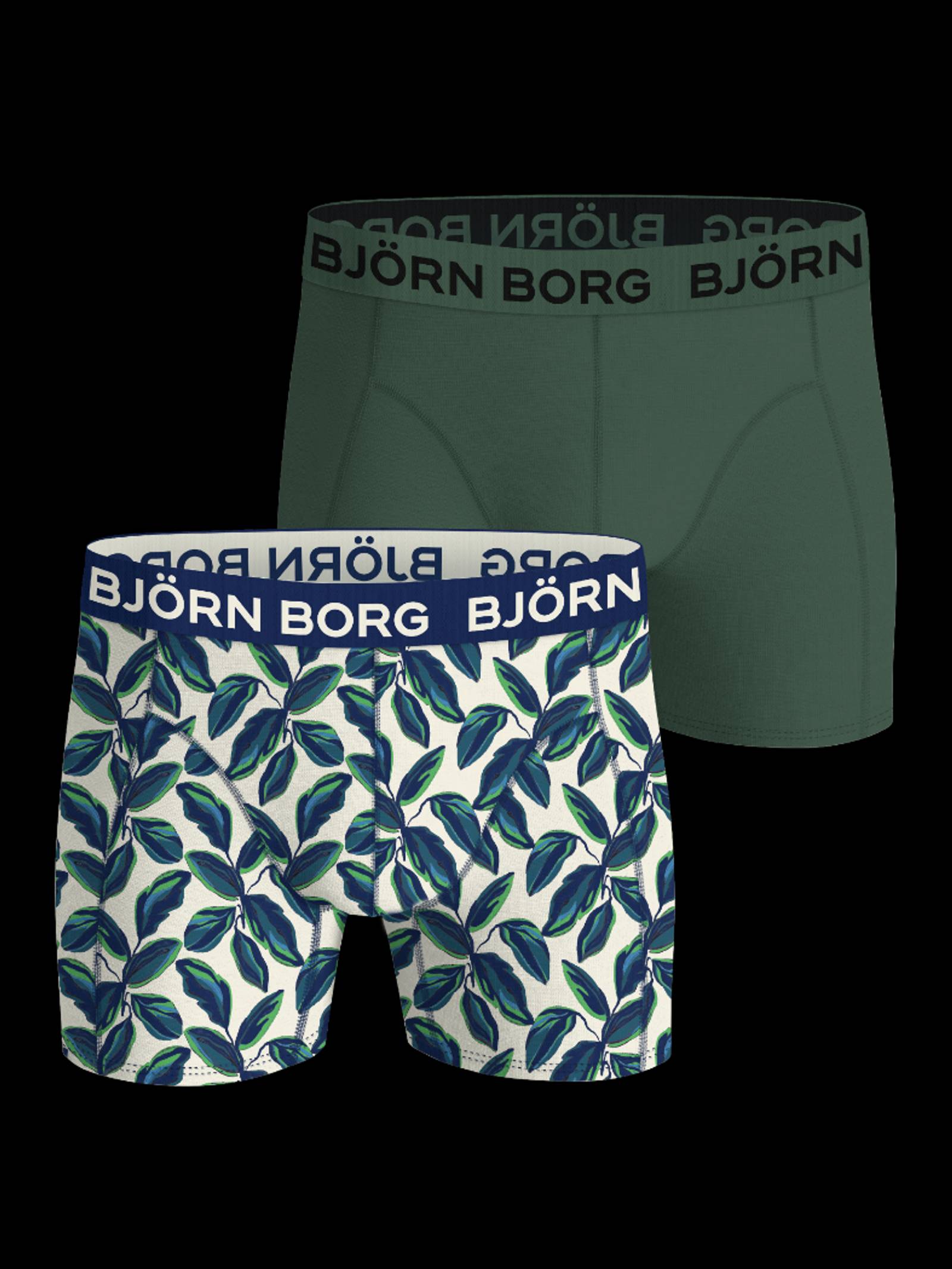 Björn Borg - Bamboo Cotton Blend Boxers 2-pack Multi Men - Image 1