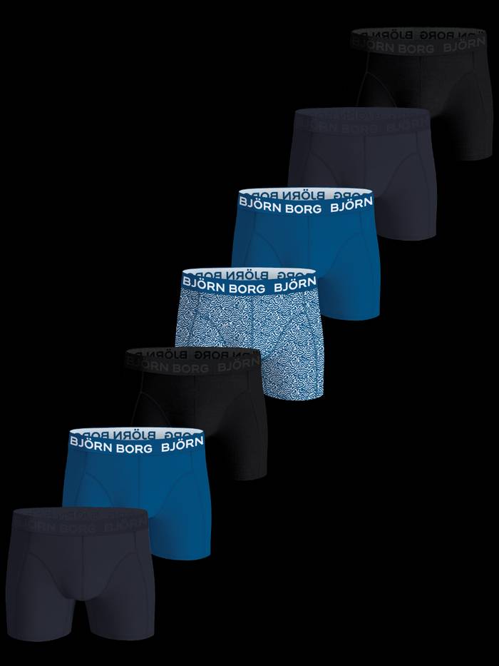 Björn Borg - Cotton Stretch Boxers 7-pack Multicolore