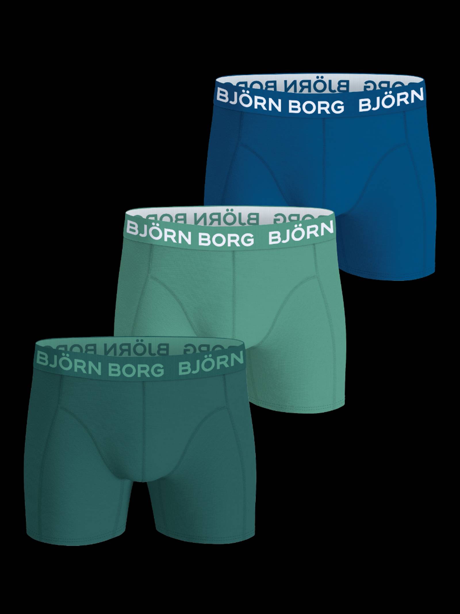 Björn Borg - Cotton Stretch Boxers 3-pack Multi Men - Image 1