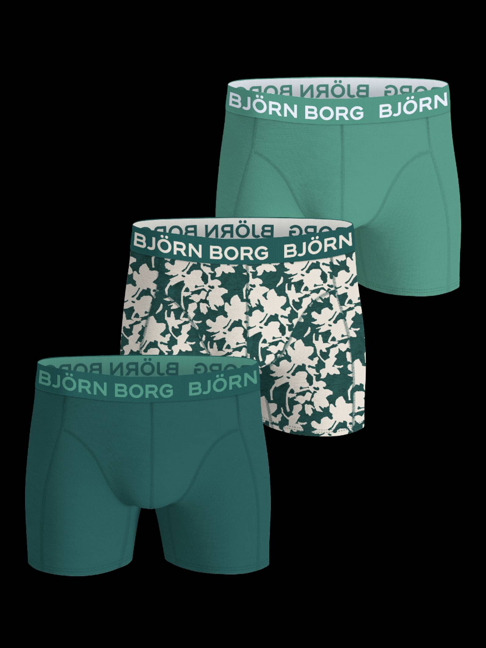 Björn Borg - Cotton Stretch Boxers 3-pack Multi Men - Image 1