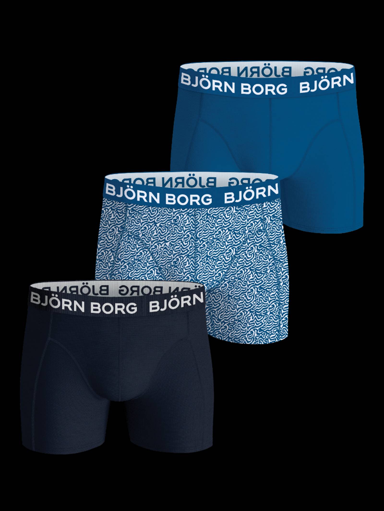 Björn Borg - Cotton Stretch Boxers 3-pack Multi Kids - Image 1