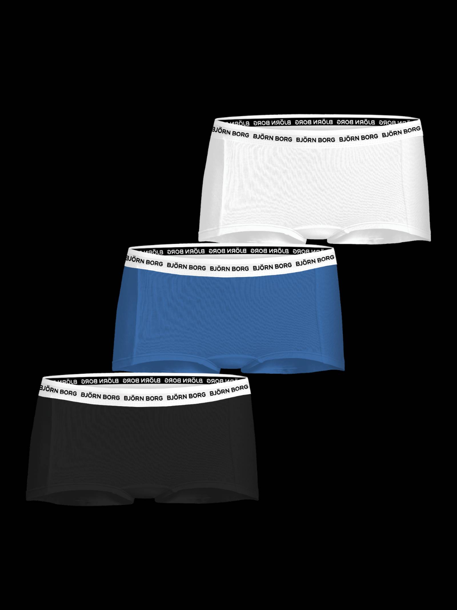 Björn Borg - Cotton Stretch Logo Boxers Shorts 3-pack Multi Kids - Image 1