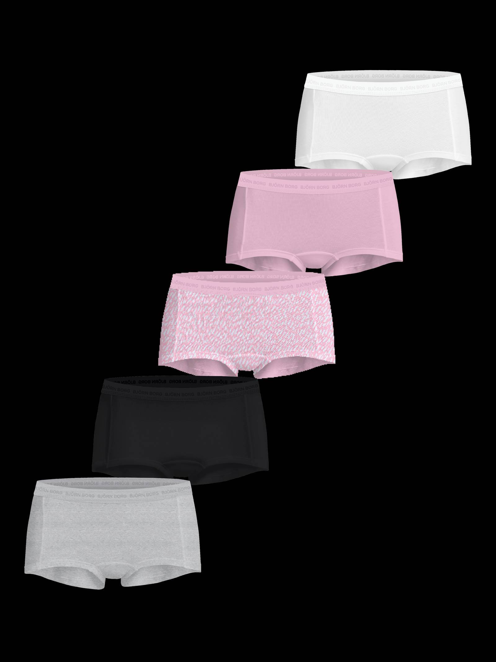 Björn Borg - Everyday Cotton Boxers Shorts 5-pack Multi Dam - Image 1