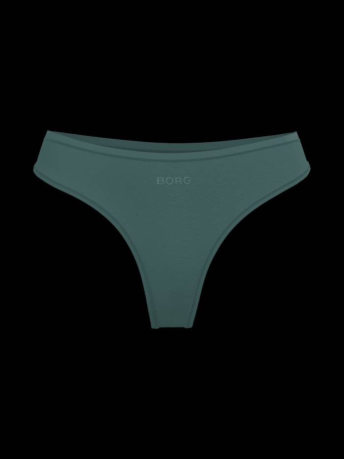 Björn Borg - Soft Touch Thongs 1-pack Mallard Green