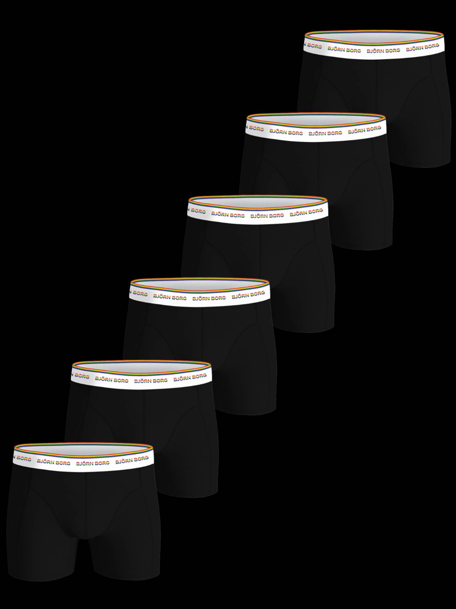 Björn Borg - Cotton Stretch Boxers 6-pack Multi Heren - Image 1