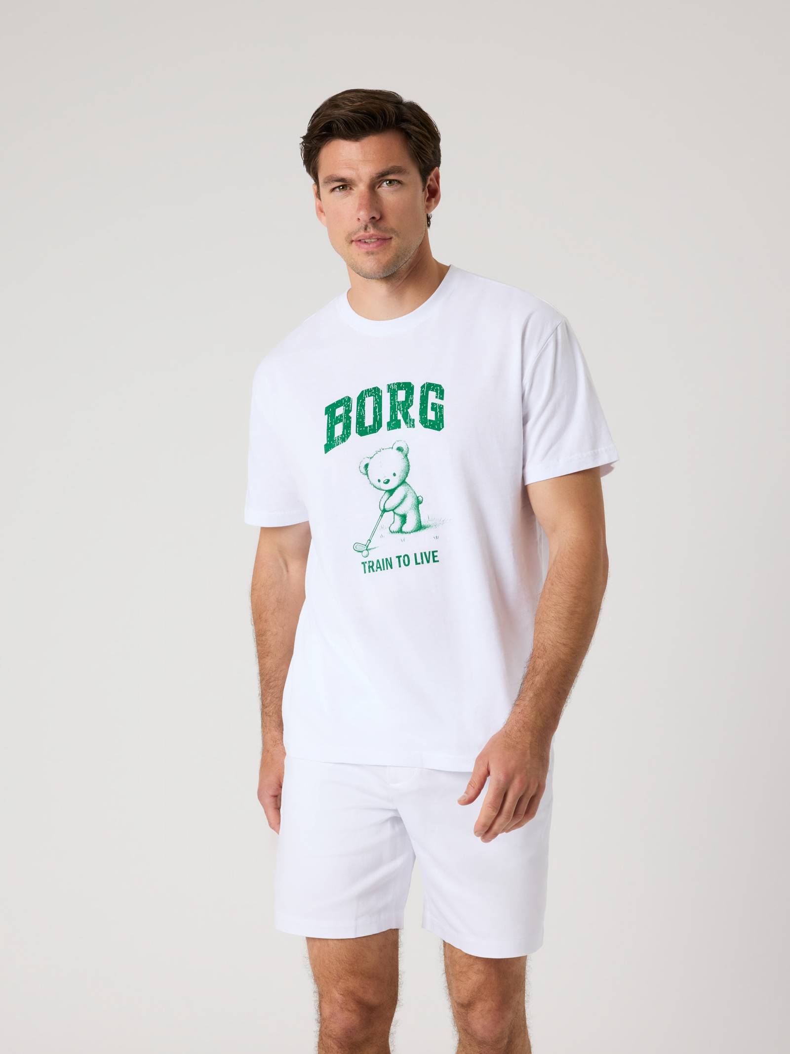 Björn Borg - Borg Classic Print T-Shirt Brilliant White Men - Image 1