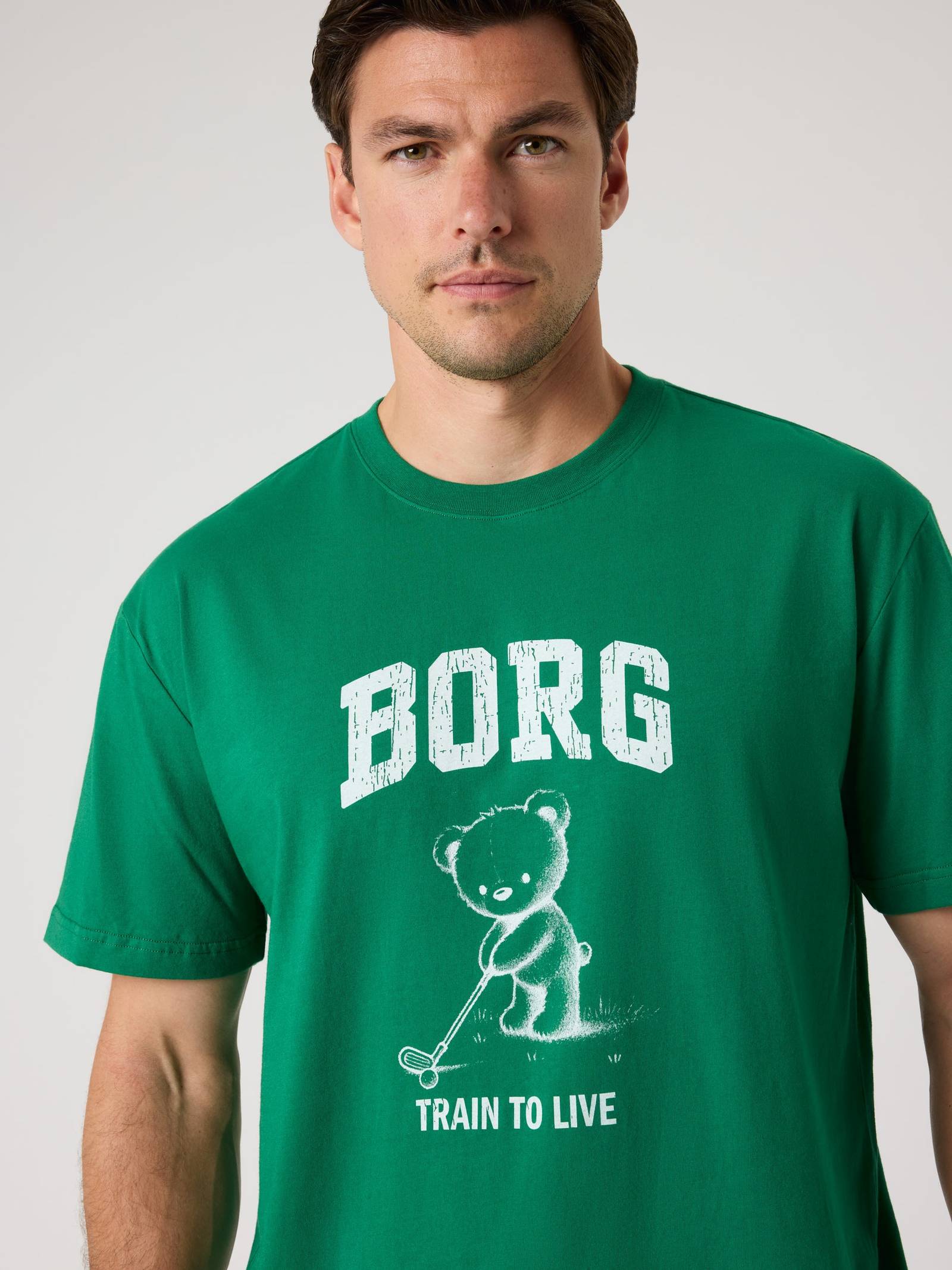 Björn Borg - Borg Classic Print T-Shirt Verdant Green Men - Image 1