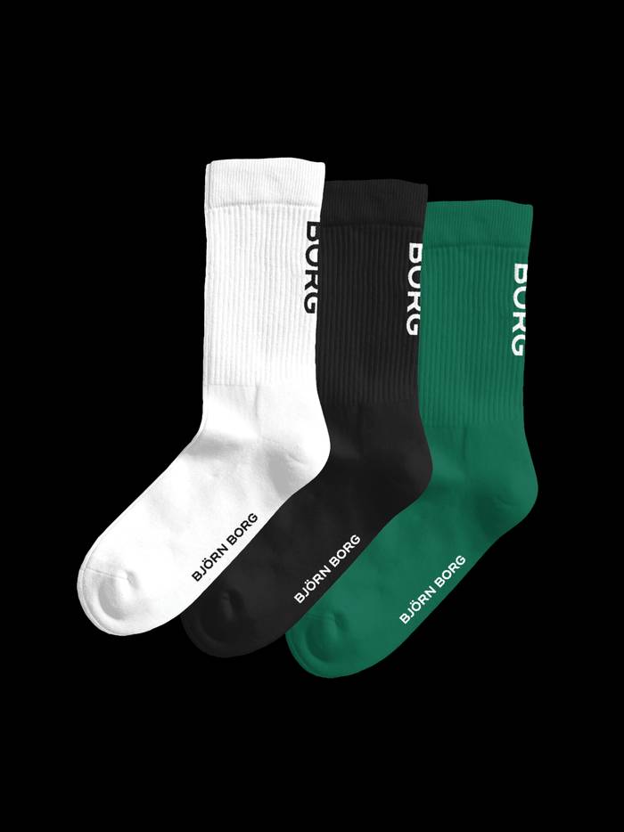 Björn Borg - Classic Crew Socks 3-pack Mehrfarbig