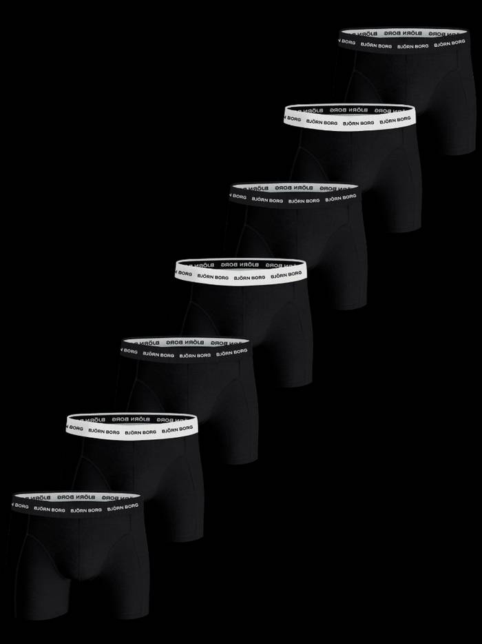 Björn Borg - Cotton Stretch Boxer 7-pack Black