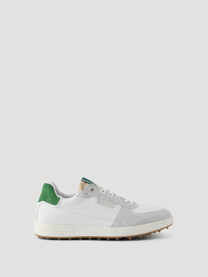 Björn Borg - Men's Baseline Golf Sneakers White / Green