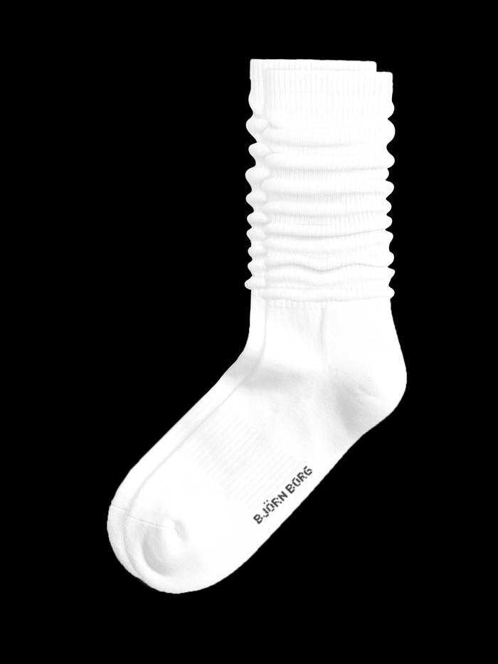 Björn Borg - Classic Slouchy Crew Sock 1-pack Brilliant White